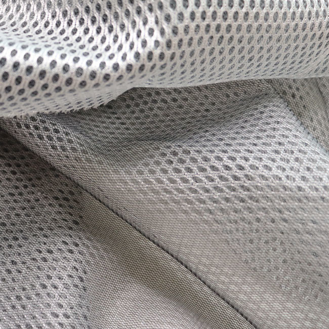 Schwarzes 3D-Gittergewebe aus 100% Polyester Atmungsgelächer für Sofas 0