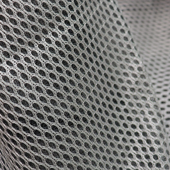 Schwarzes 3D-Gittergewebe aus 100% Polyester Atmungsgelächer für Sofas 2