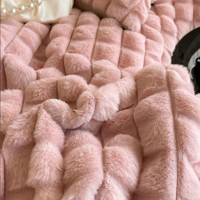 320gm Weich plüschige Korallen Fleece Decke Warme Minky Werfen Decken 1