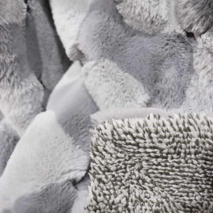Polyester Leichtgewicht Korallen Fleece Decke Falsche Pelz Decke Für den Winter 320gsm 2