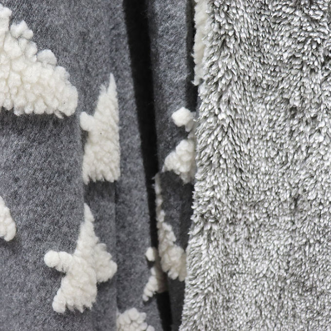 Strickerei Korallenfleece Flannel Wurfdecke Falschpelz Weiches Minky Decken Für den Winter 1