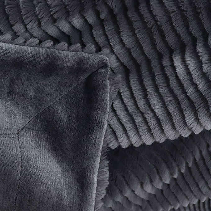 Doppelseitiges Polyester Fake Pelzdecke Dekorative Pelz Wurf für die Couch 6