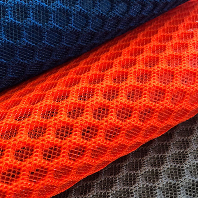 100% Polyester Recycling Polyester Mesh Gewirkt Airmesh 3D Mesh Material 2