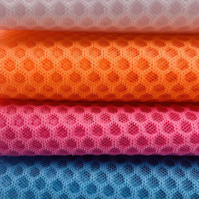 100% Polyester Recycling Polyester Mesh Gewirkt Airmesh 3D Mesh Material 4