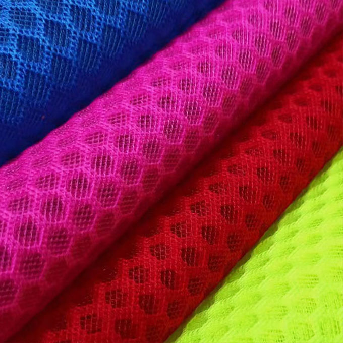 100% Polyester Recycling Polyester Mesh Gewirkt Airmesh 3D Mesh Material 6