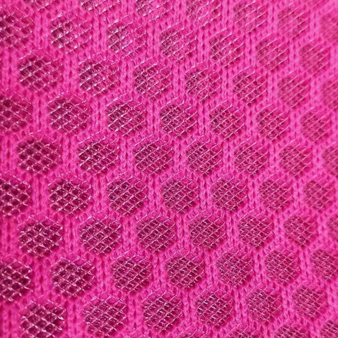 100% Polyester Recycling Polyester Mesh Gewirkt Airmesh 3D Mesh Material 1