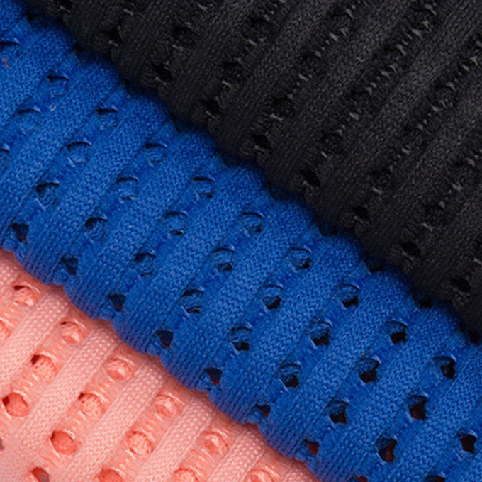 3 - 6mm 350 - 560GSM Warp Knit Mesh 3d Spacer Mesh Stoff für Bekleidung 5