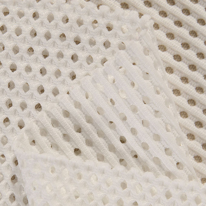 3 - 6mm 350 - 560GSM Warp Knit Mesh 3d Spacer Mesh Stoff für Bekleidung 4