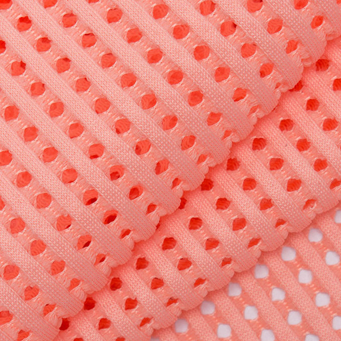3 - 6mm 350 - 560GSM Warp Knit Mesh 3d Spacer Mesh Stoff für Bekleidung 2