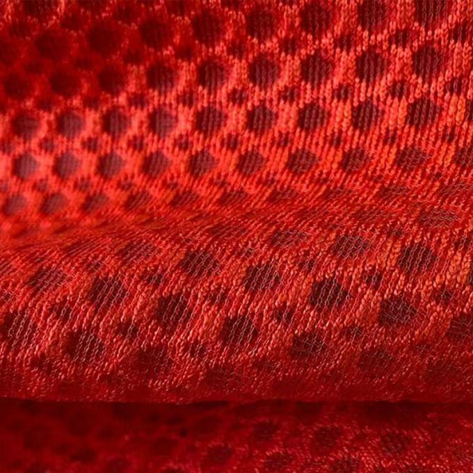Halbtransparente Polyestermaschenteppichmaschenteppichmaterial 240 - 450GSM 1
