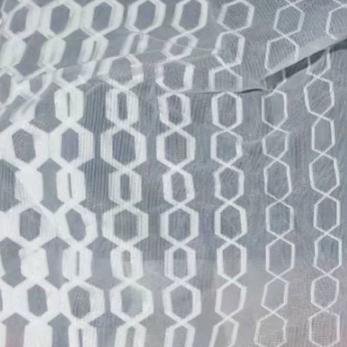 Halbtransparente Polyester-Sportnetzgewebe 3D-Polyesternetzgewebe 1